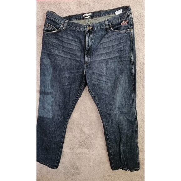 Men's Wrangler Vintage PBR Rodeo Professional‎ Bull Riding Jeans 42x32 Act 42x33 - Picture 1 of 6